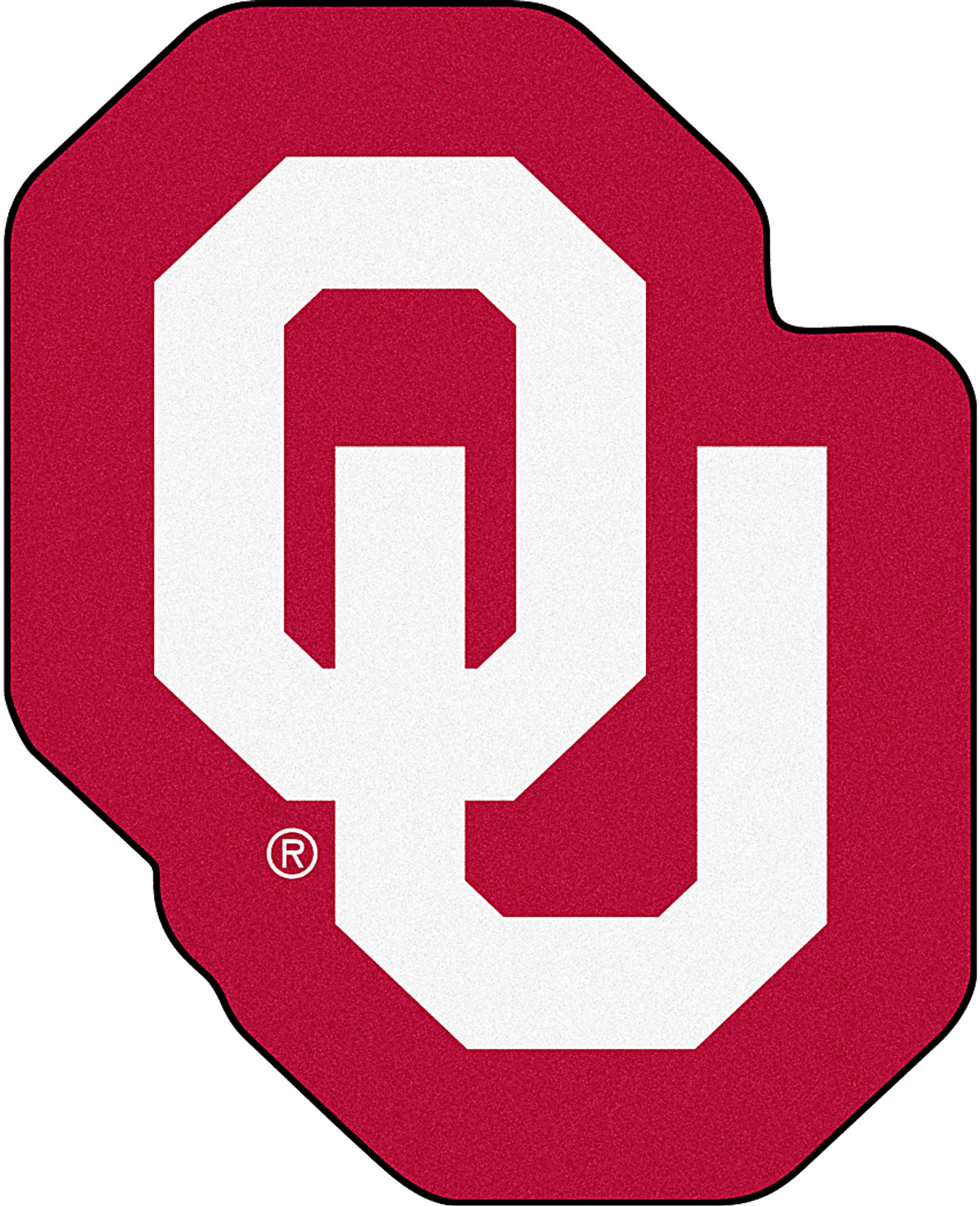 NCAA Football Mascot University of Oklahoma 1'6" x 2" Rug - Image 1