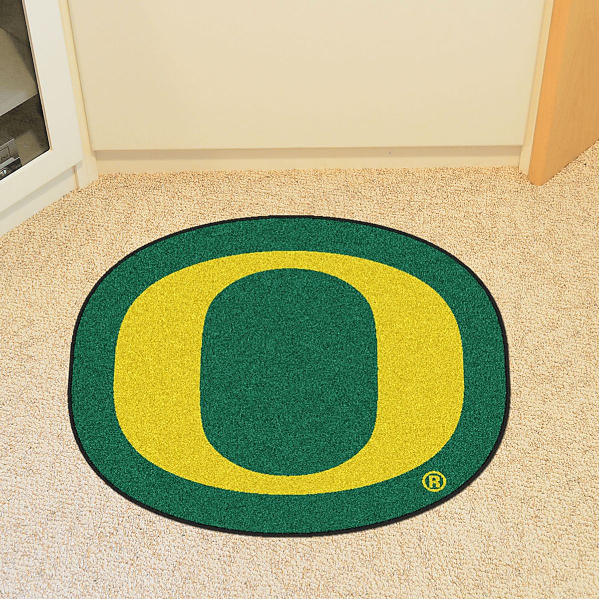 Ncaa Football Mascot Green Rug | Rooms to Go