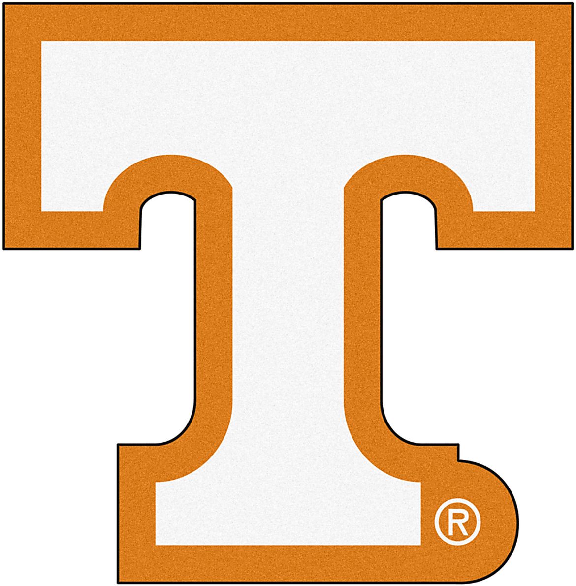 NCAA Football Mascot University of Tennessee 1'6" x 2" Rug