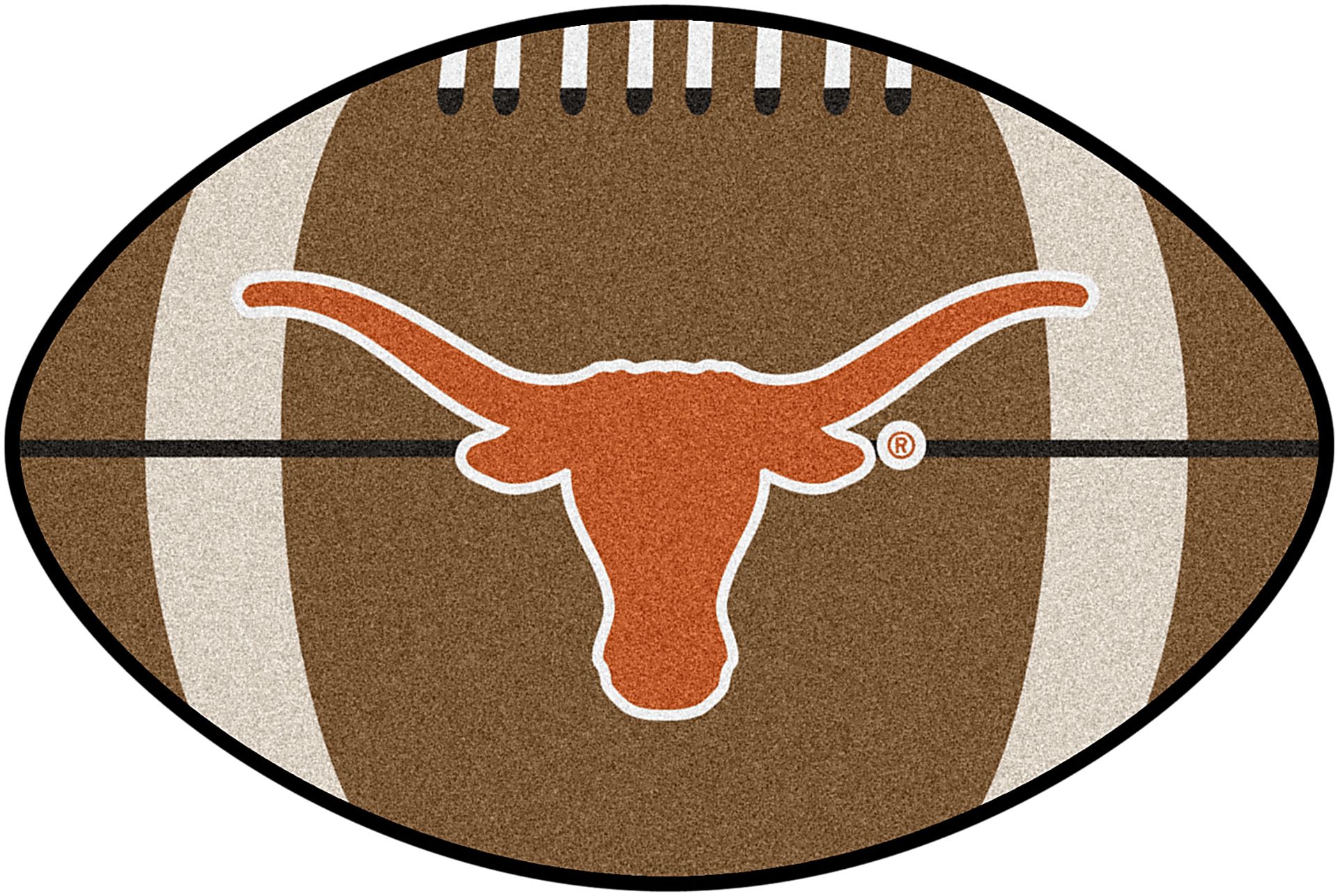 NCAA Football Mascot University of Texas 1'6" x 1'10" Rug - Image 1