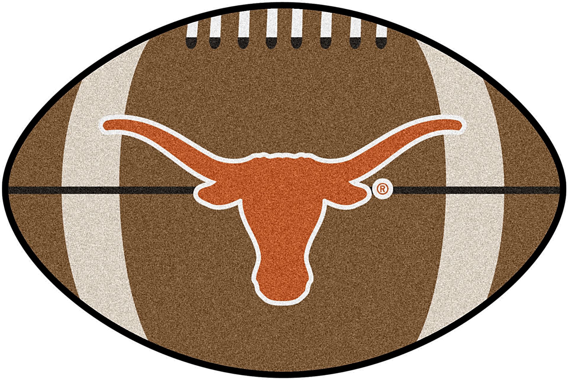 NCAA Football Mascot University of Texas 1'6" x 1'10" Rug - Image 1