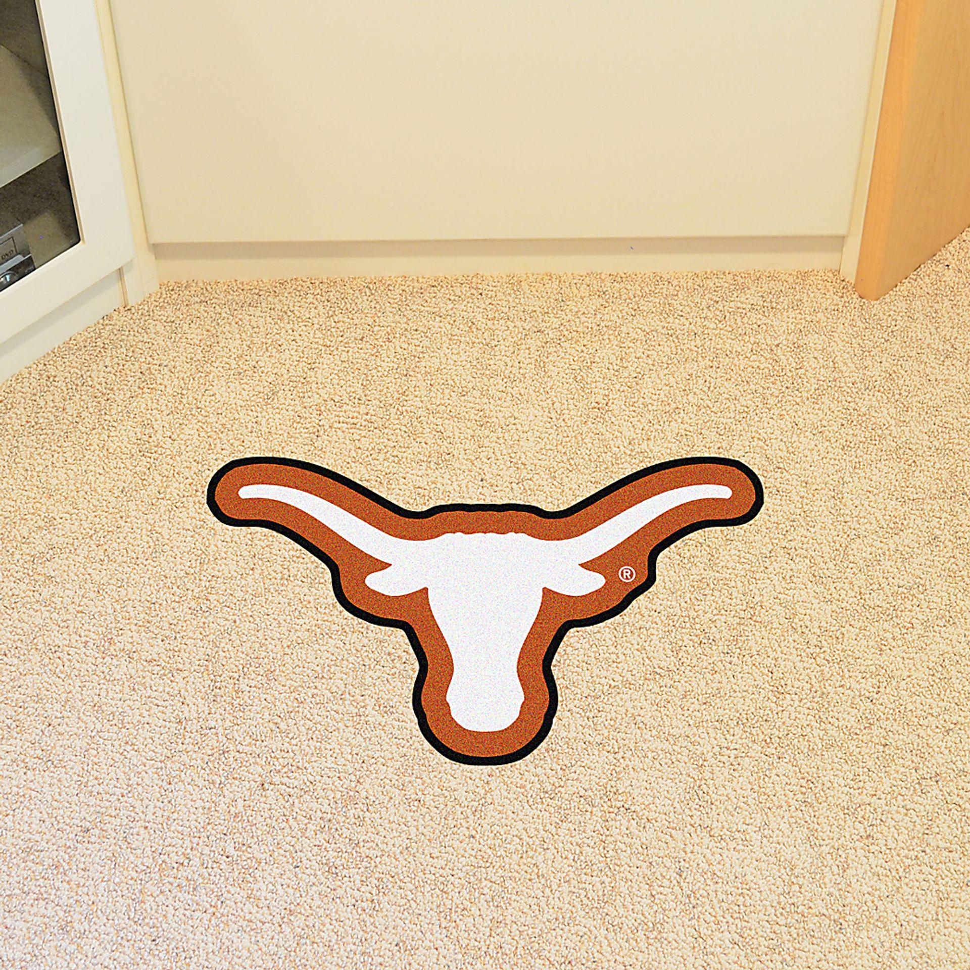 NCAA Football Mascot University of Texas 1'6" x 2' Rug - Image 2