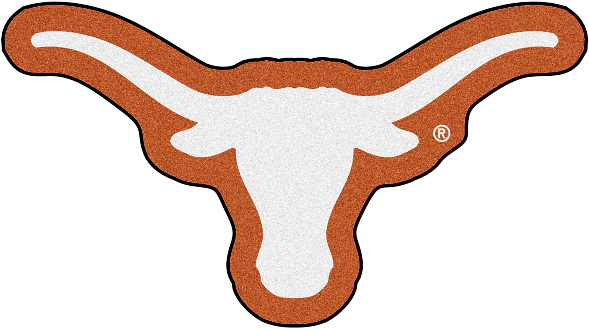 NCAA Football Mascot University of Texas 1'6" x 2' Rug - Image 1