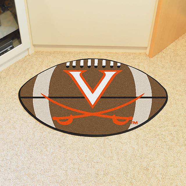 NCAA Football Mascot University of  Virginia 1'6" x 1'10" Rug - Thumbnail - Image 2