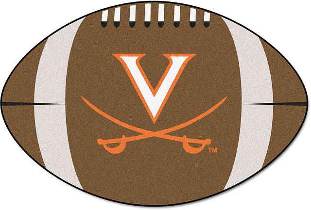 NCAA Football Mascot University of  Virginia 1'6" x 1'10" Rug - Thumbnail - Image 1