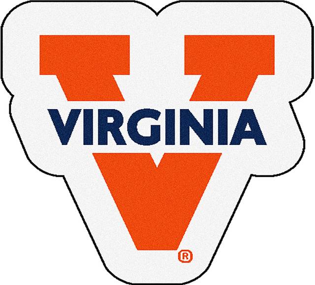 NCAA Football Mascot University of Virginia 1'6" x 2' Rug - Thumbnail - Image 1