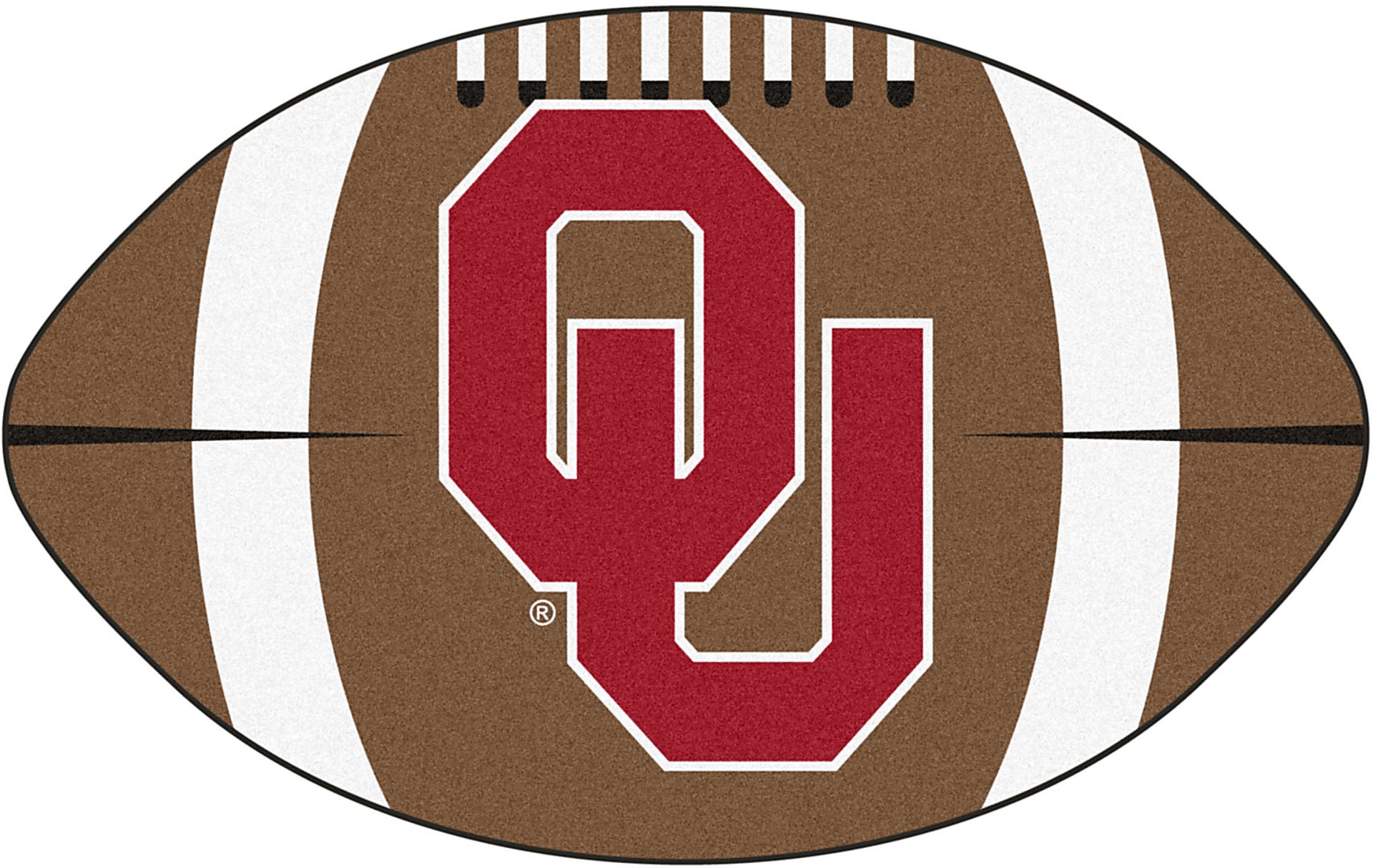 NCAA Football Mascot University Oklahoma 1'6"x 1'10" Rug - Image 1
