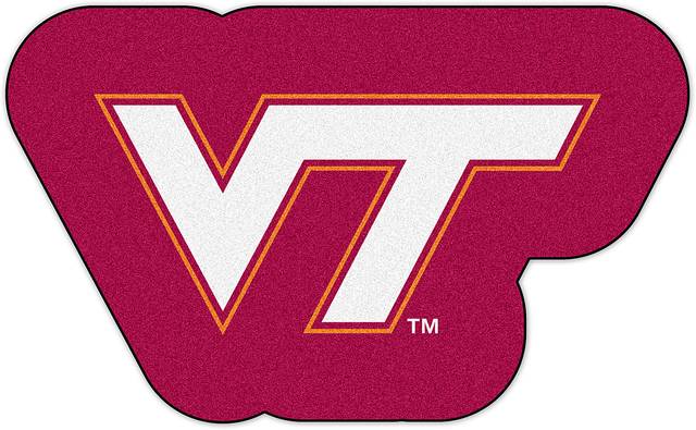 NCAA Football Mascot Virginia Tech 1'6" x 2" Rug - Thumbnail - Image 1