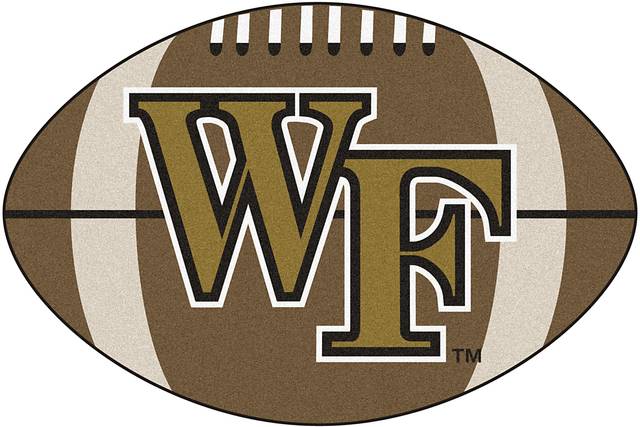 NCAA Football Mascot Wake Forest University 1'6" x 1'10" Rug - Thumbnail - Image 1