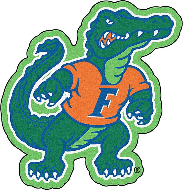 Football Mascot University of Florida 1'6" x 2' Rug - Thumbnail - Image 1