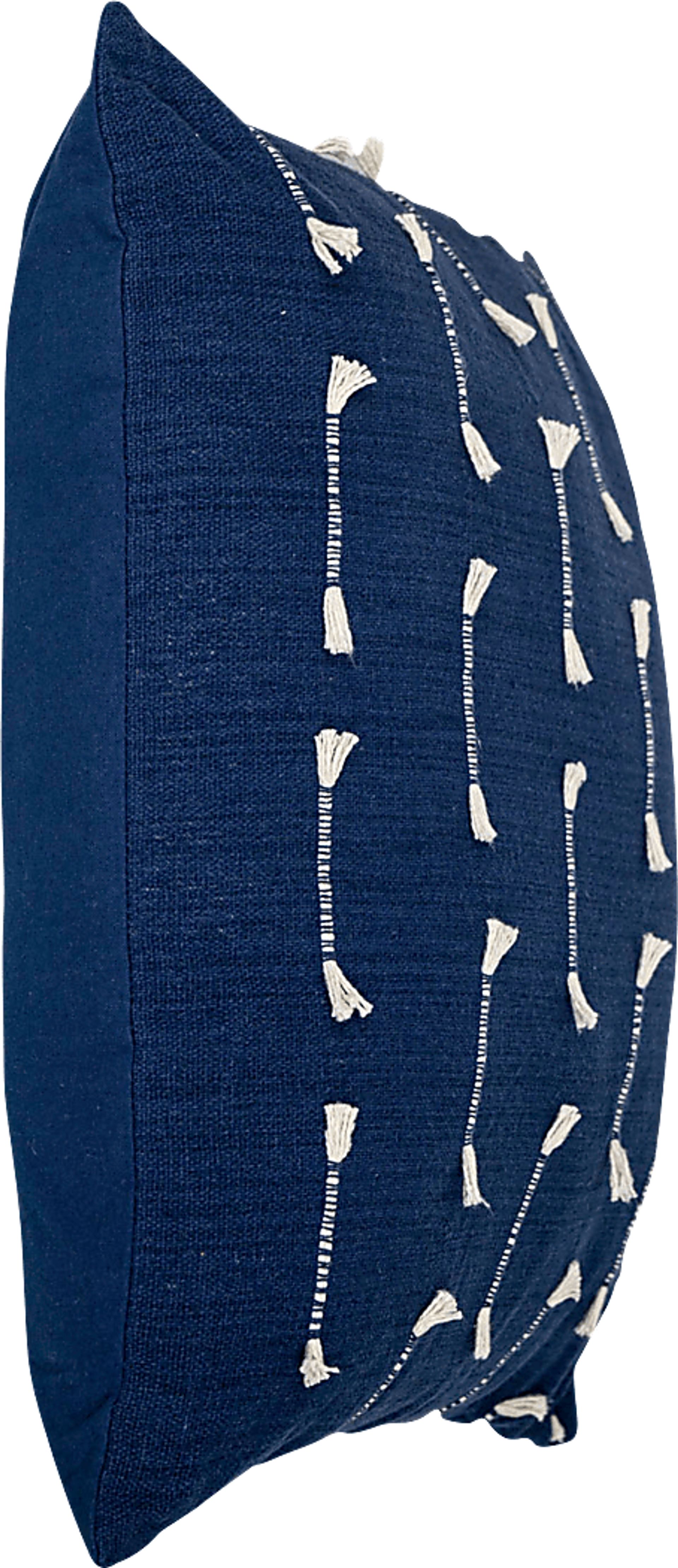 Ncube Dark Blue Accent Pillow - Image 3