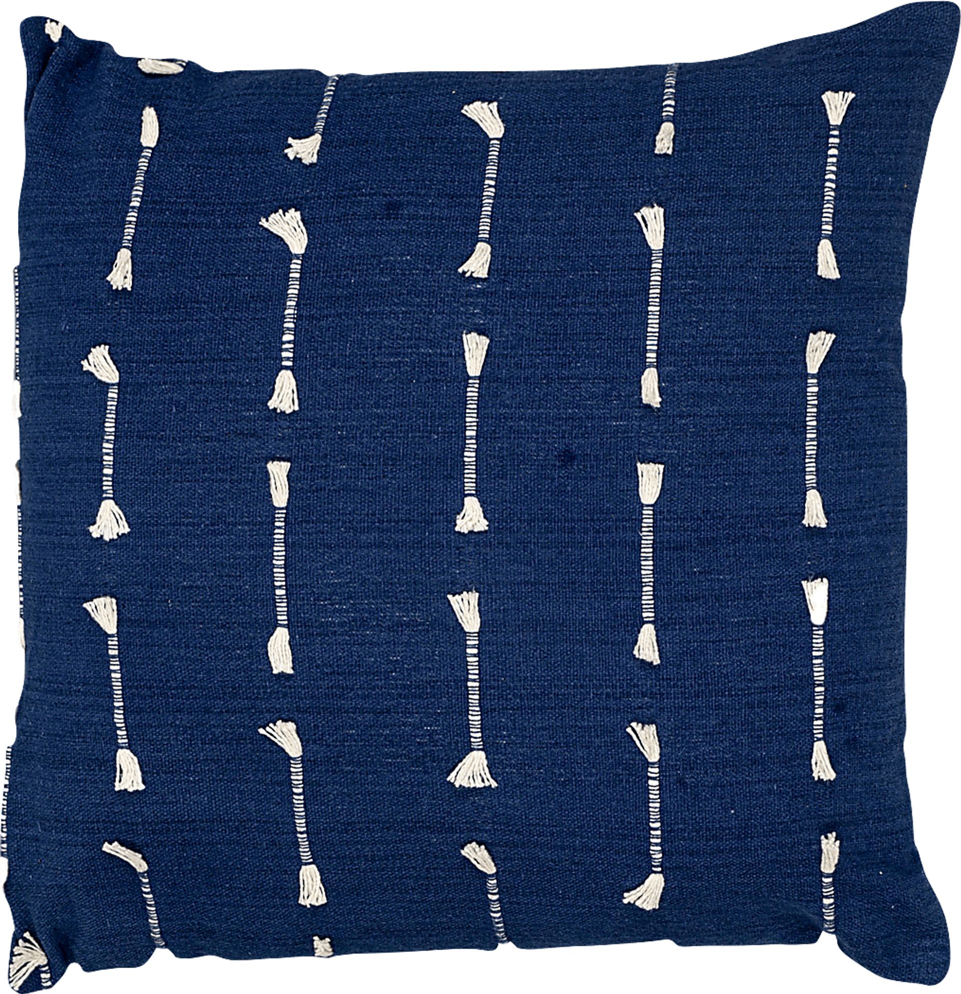 Ncube Dark Blue Accent Pillow - Image 1