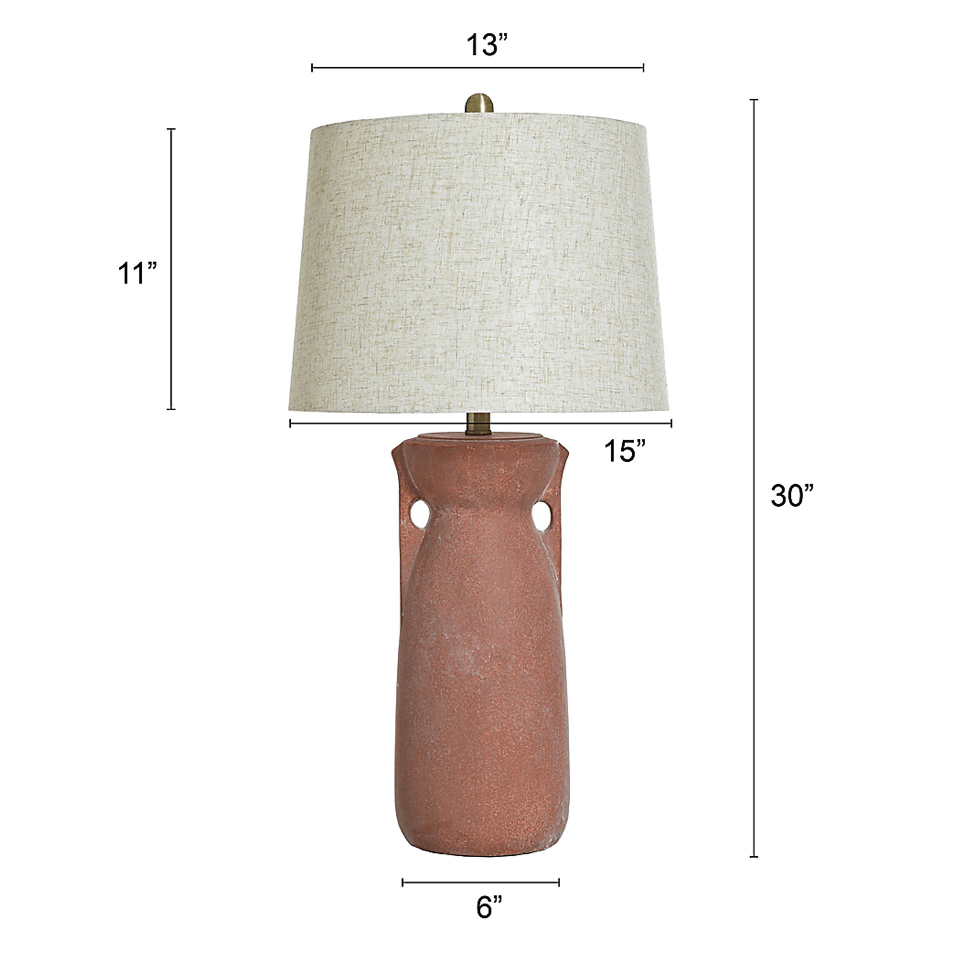 Ndidi Terracotta Lamp - Image 7