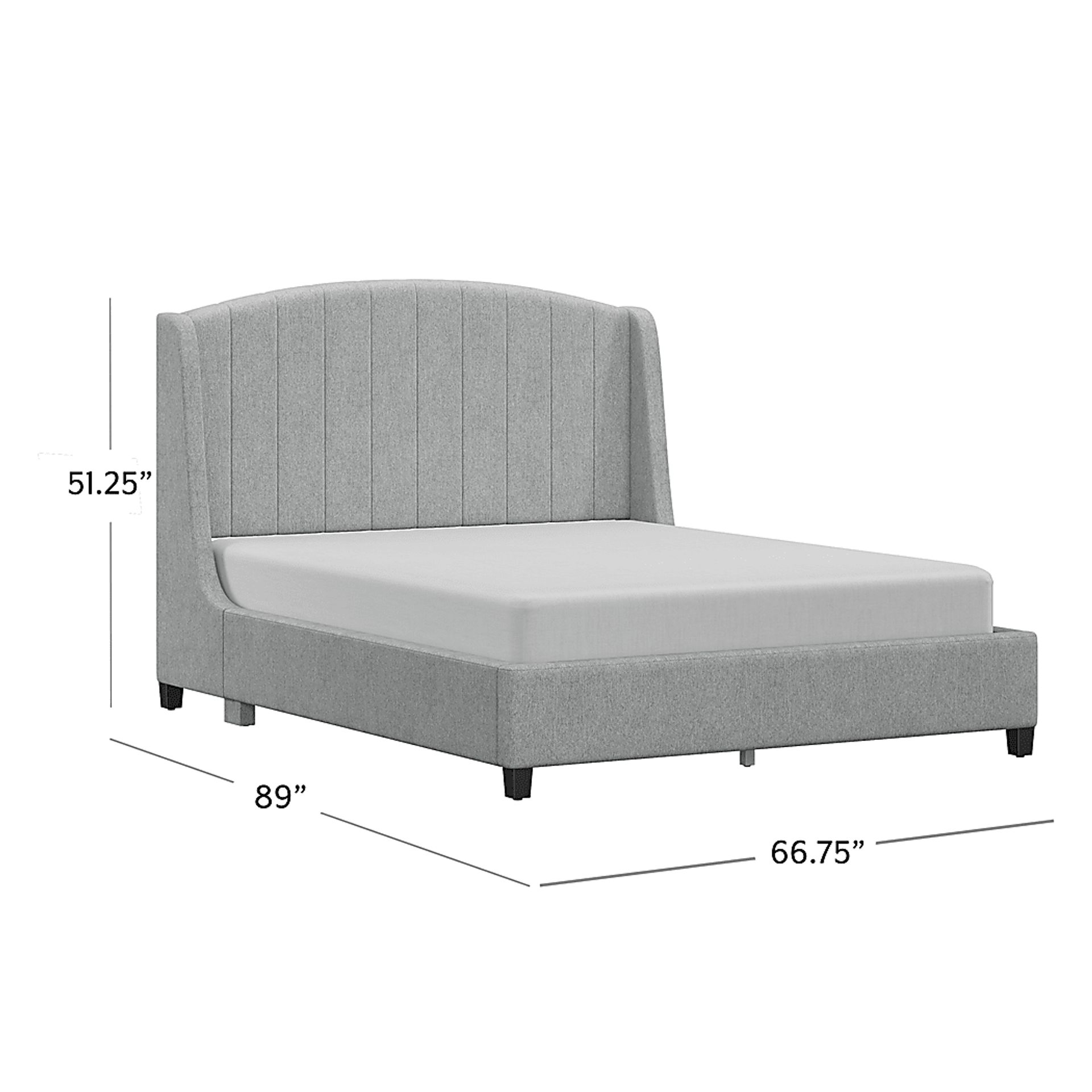 Neaera Gray Queen Bed - Image 20