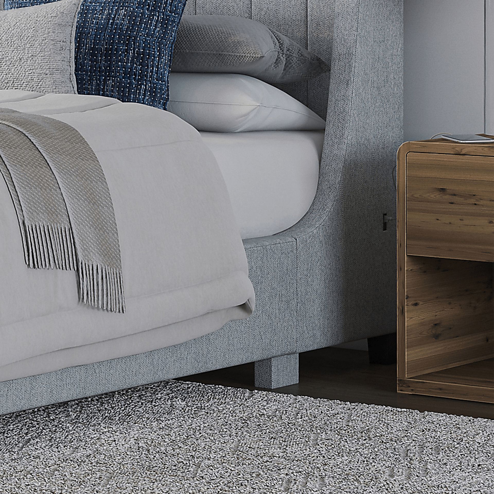 Neaera Gray Queen Bed - Image 24