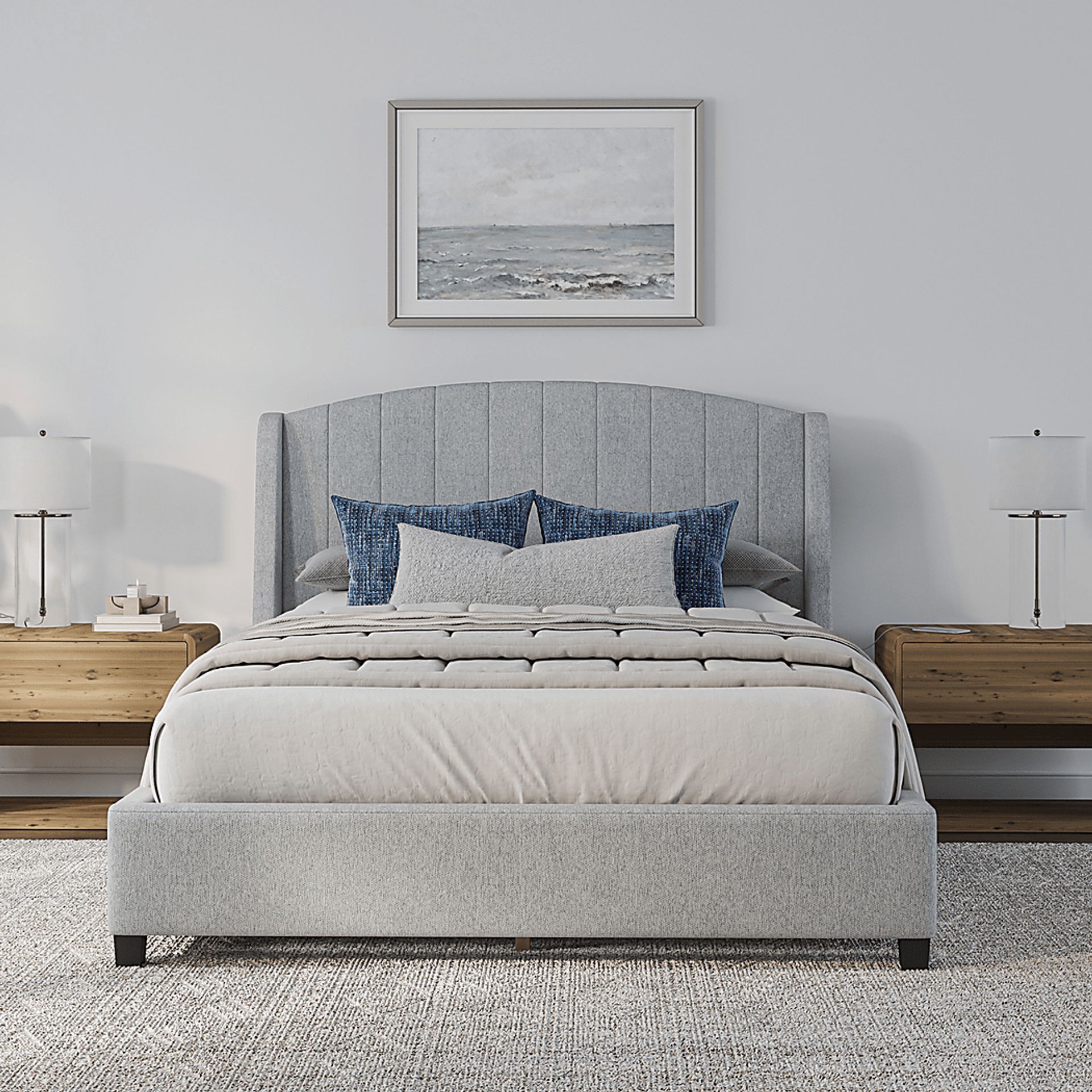 Neaera Gray Queen Bed - Image 4