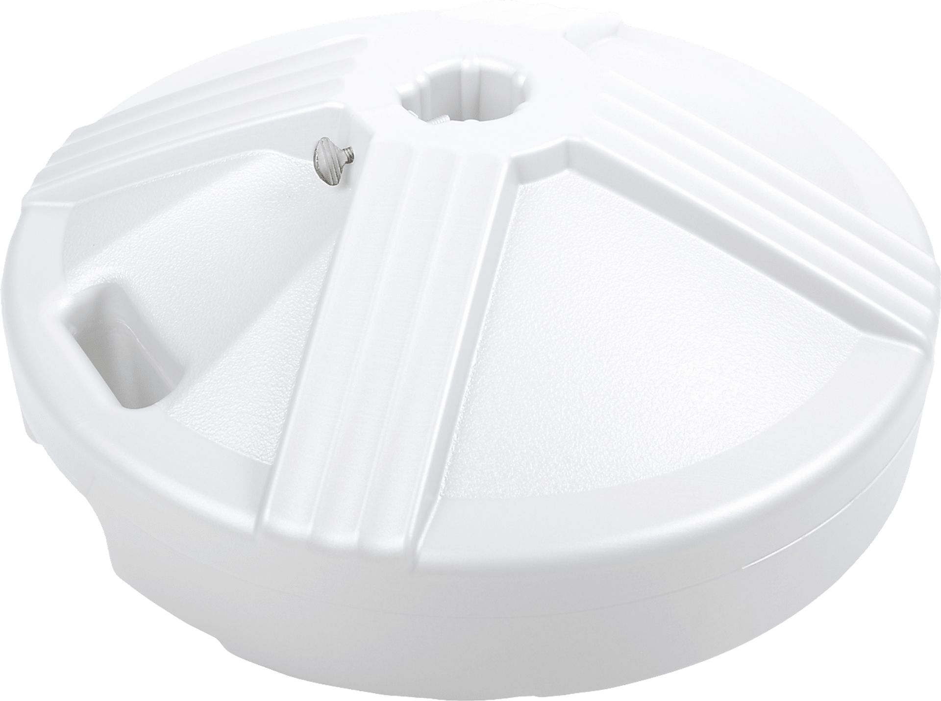 Neala White 50 lb. Dining Table Umbrella Base - Image 1
