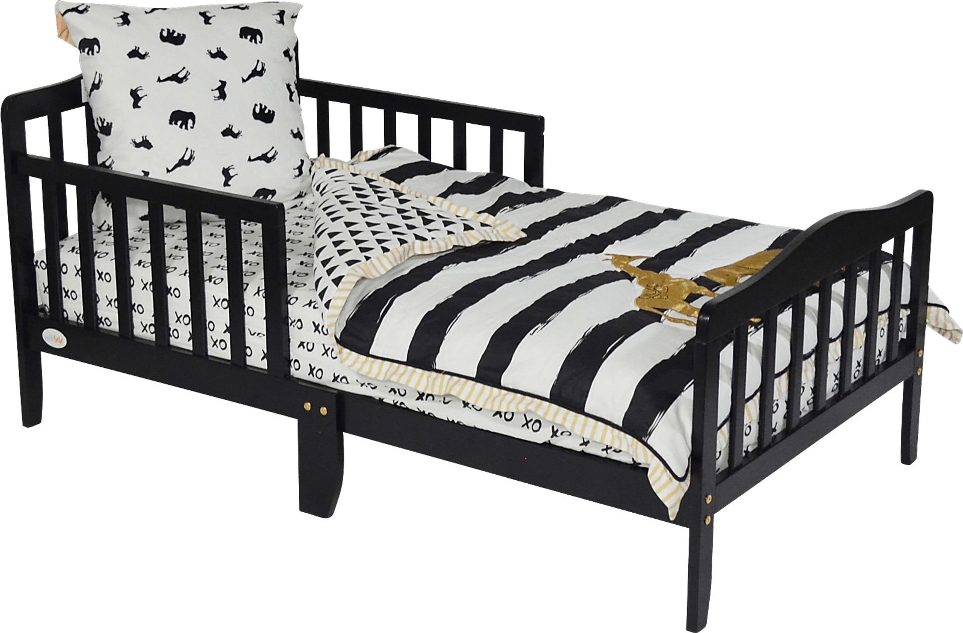 Kids Nealy Black Toddler Bed - Image 3