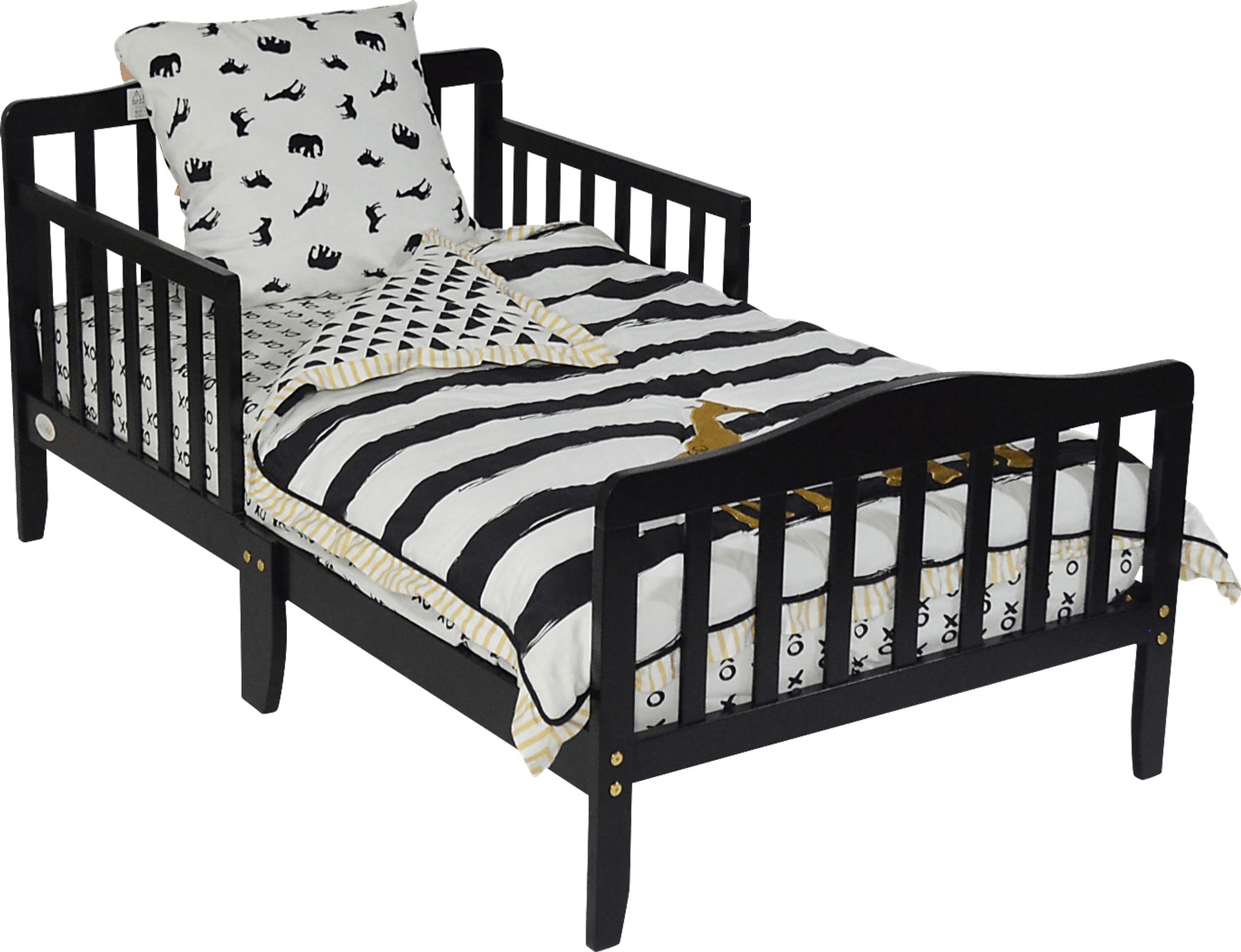 Kids Nealy Black Toddler Bed - Image 5