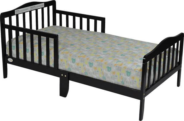 Kids Nealy Espresso Toddler Bed - Thumbnail - Image 1