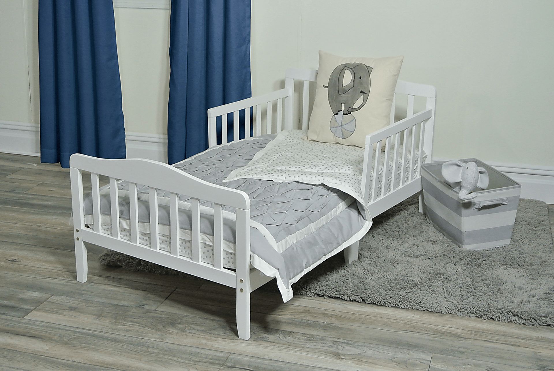 Kids Nealy White Toddler Bed - Image 2