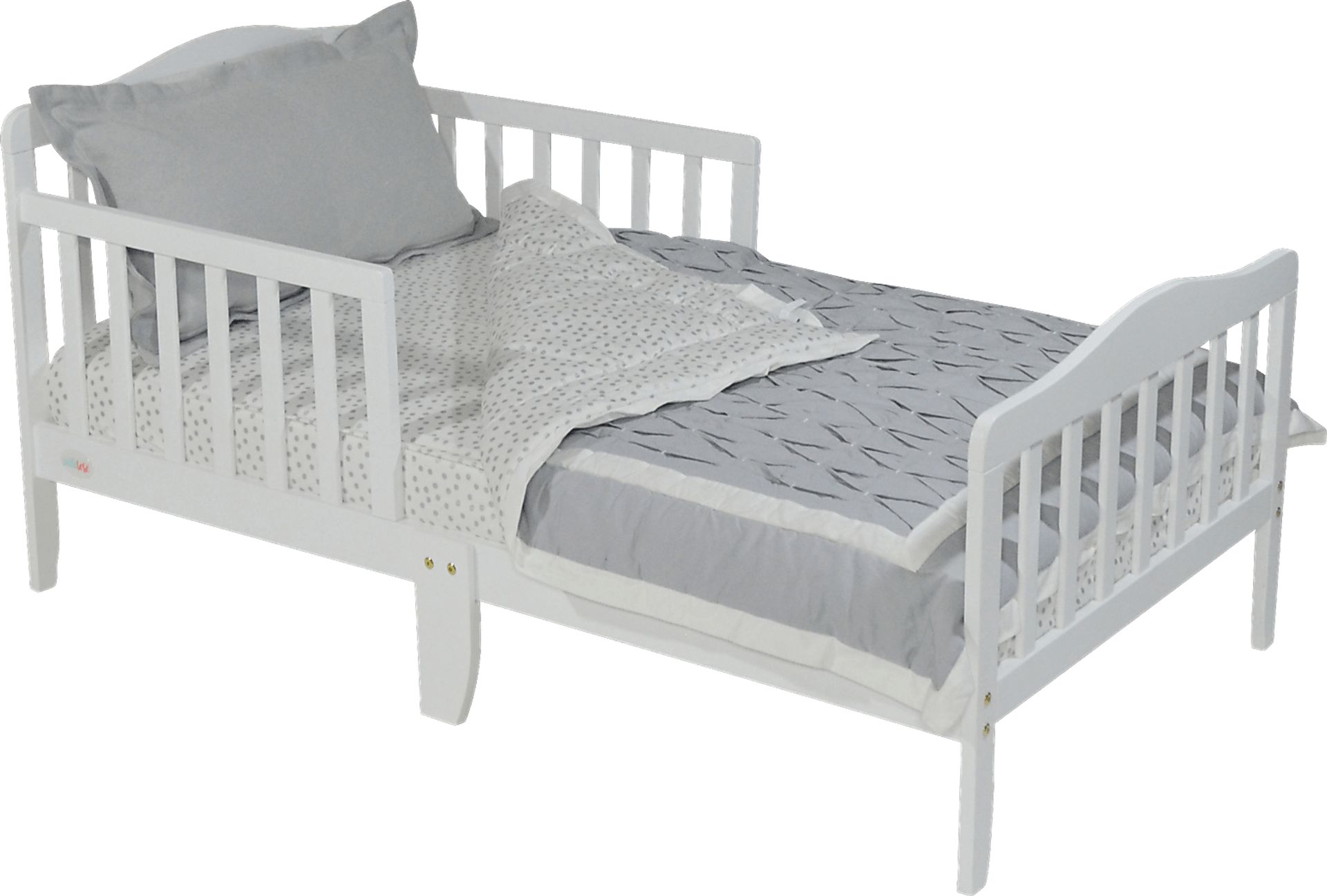 Kids Nealy White Toddler Bed - Image 3