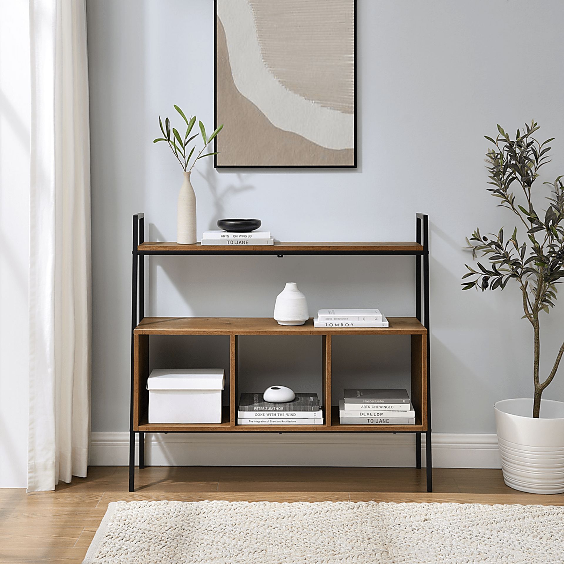 Nearwood Black Sofa Table - Image 2
