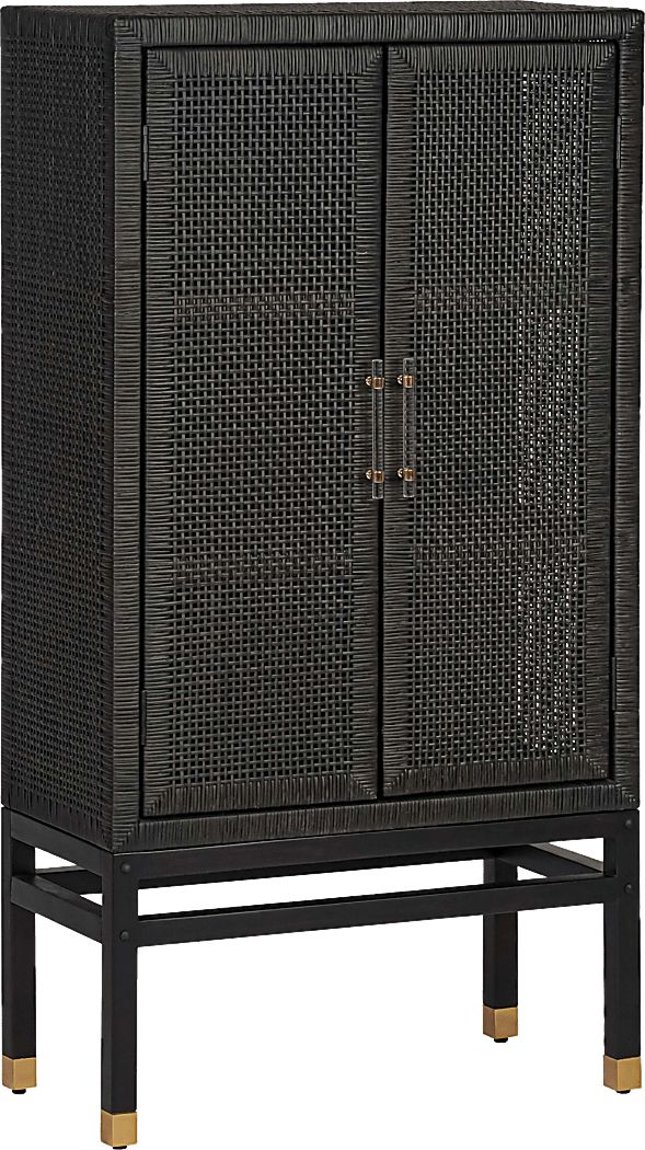 Neath Black Accent Cabinet