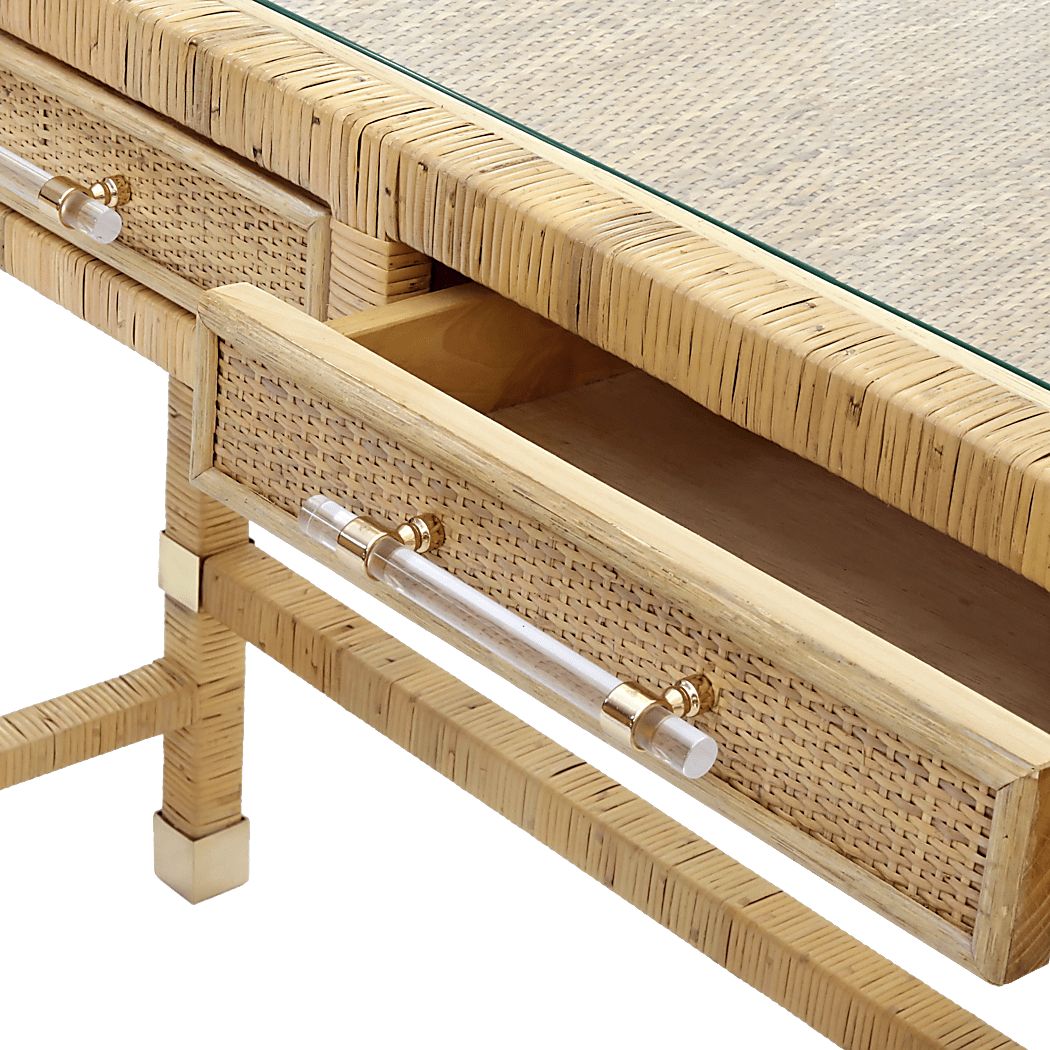 Neath Brown Desk - Thumbnail 5