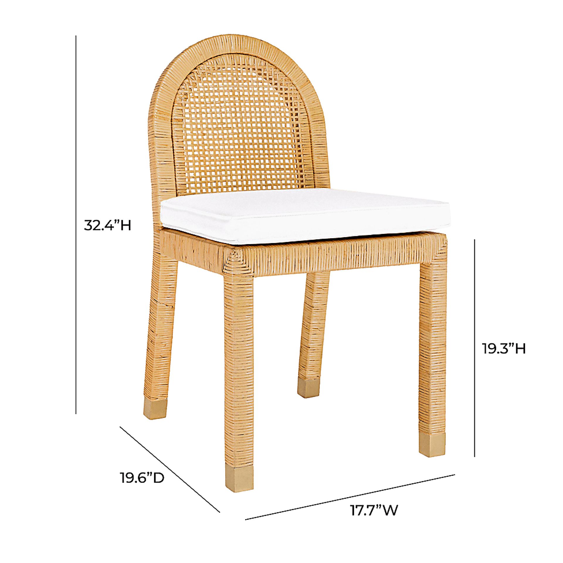 Neath Brown Dining Chair - Image 8