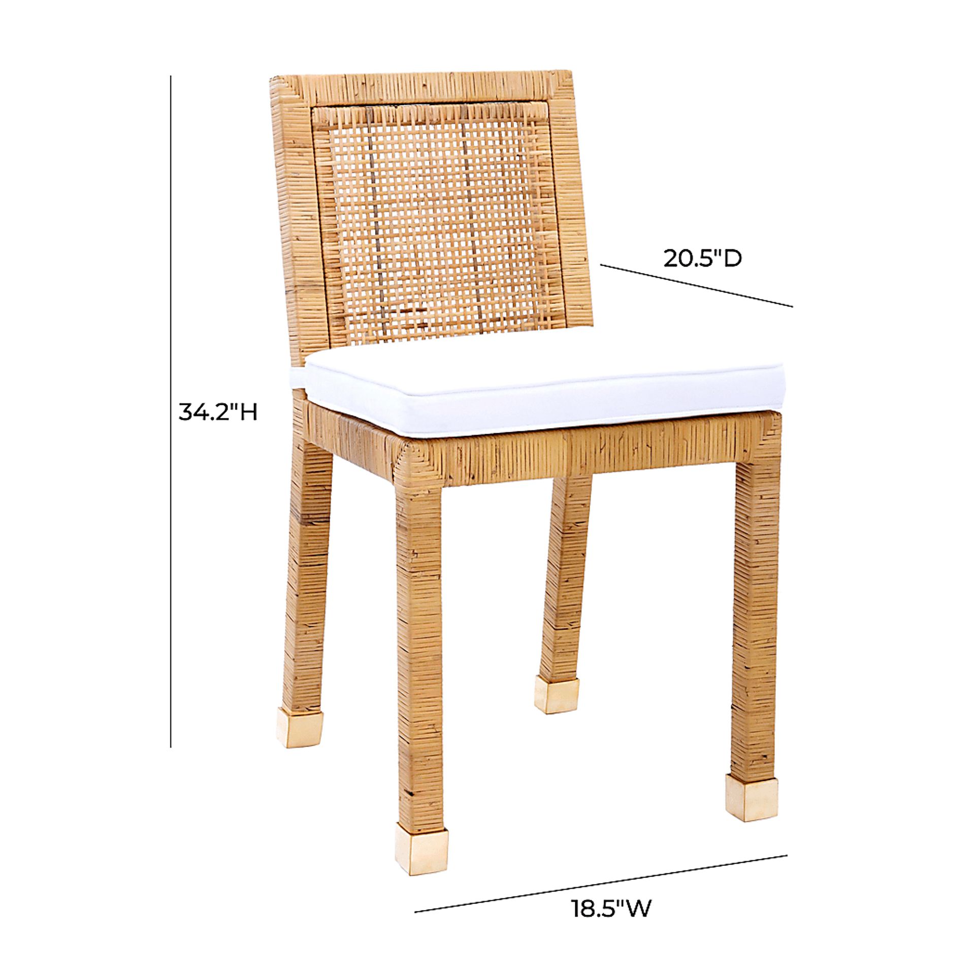 Neath Brown Side Chair - Image 8