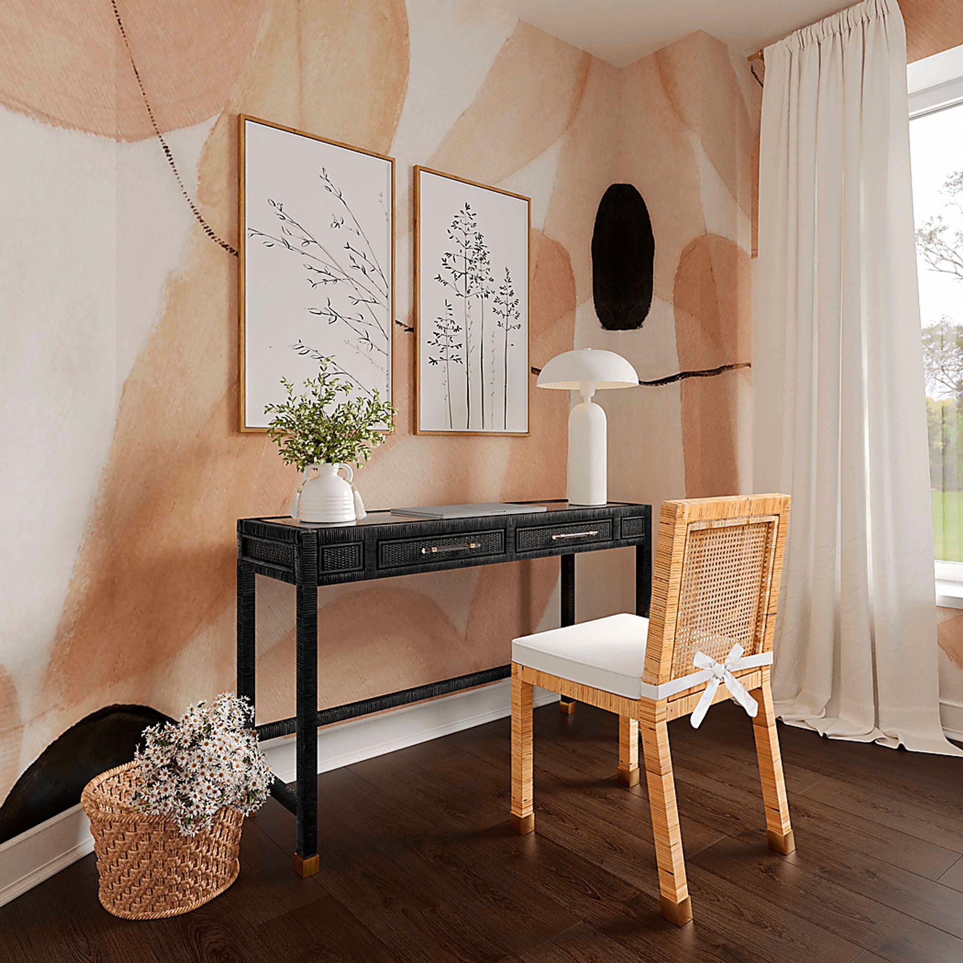Neath Charcoal Desk - Image 2