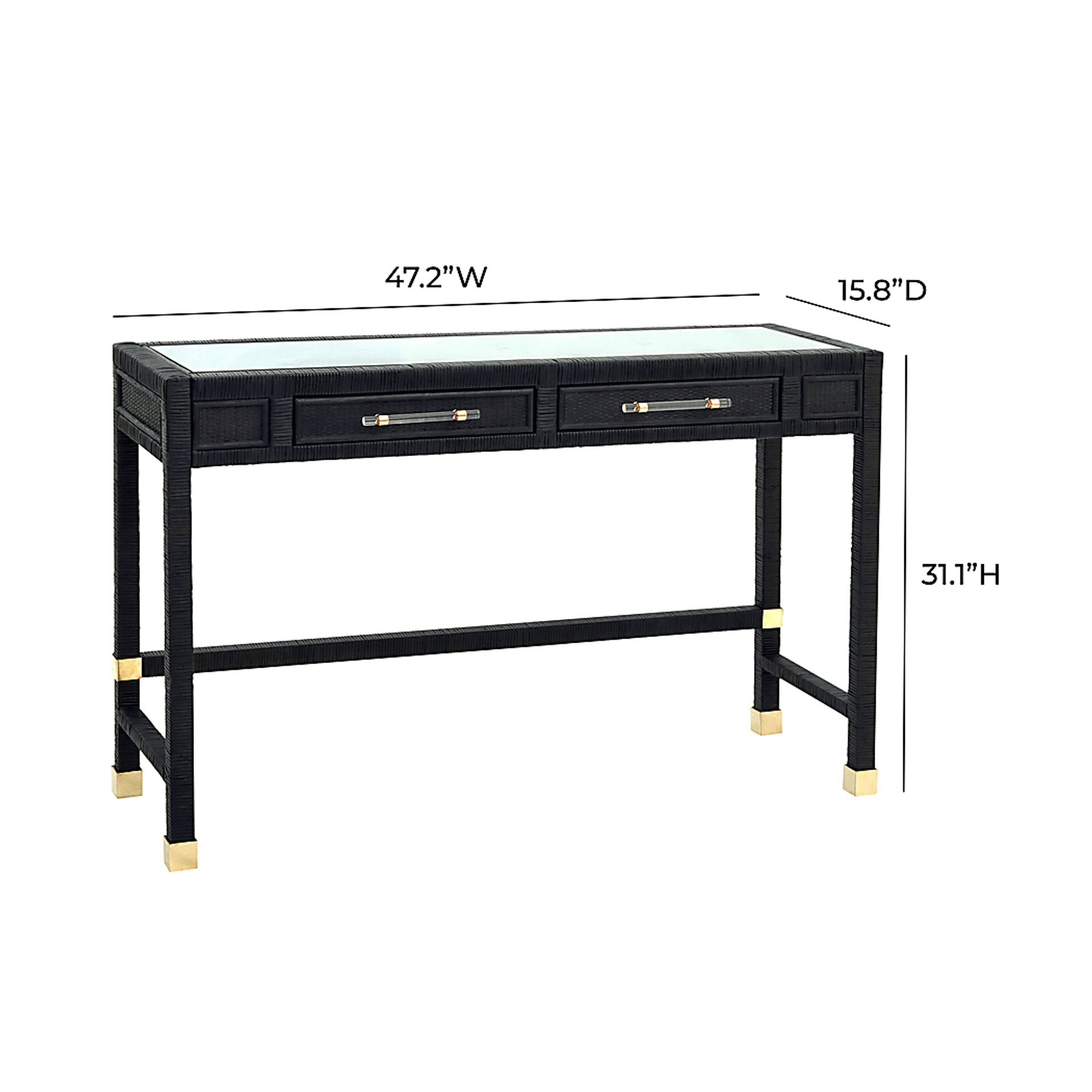 Neath Charcoal Desk - Image 7