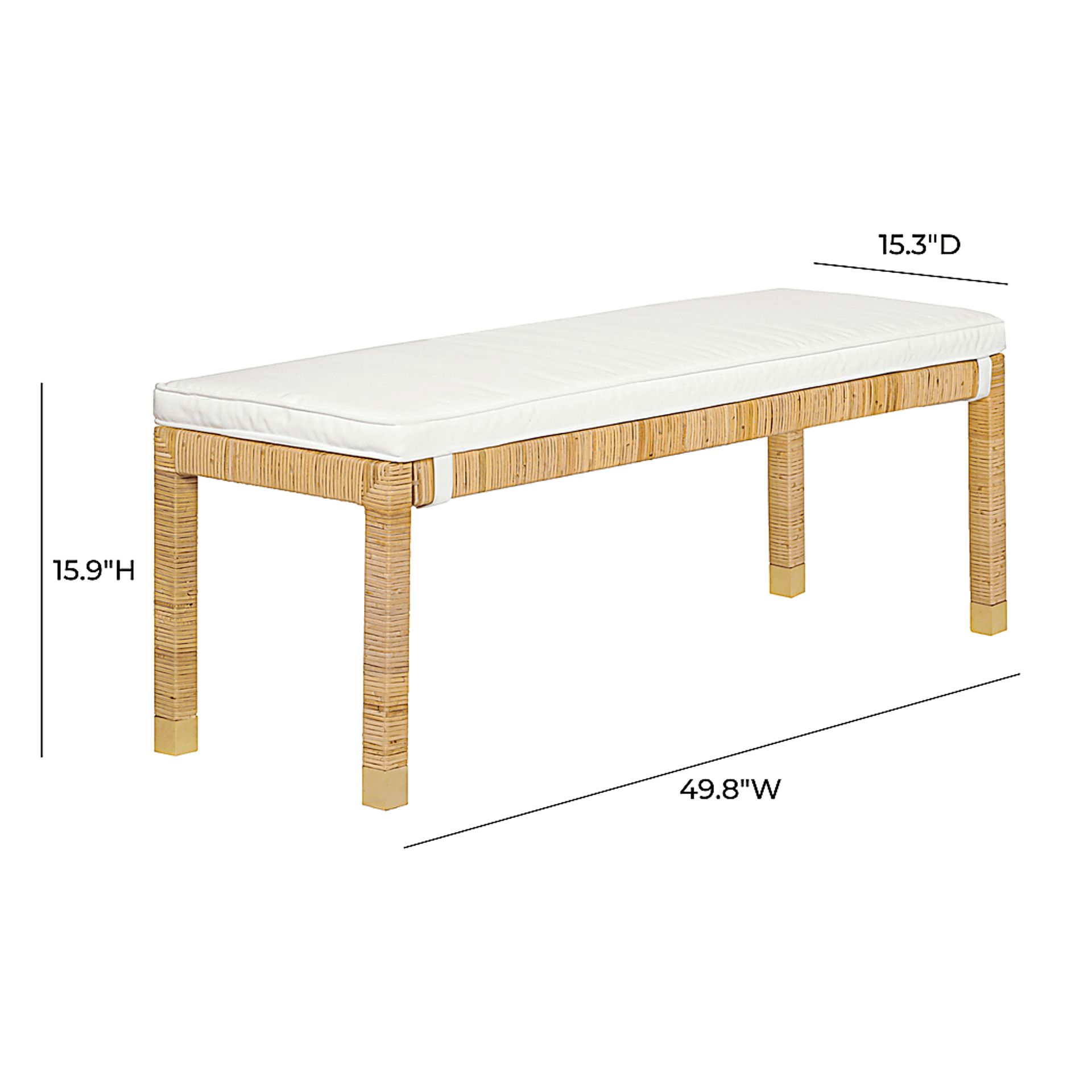 Neath Natural Bench - Image 5