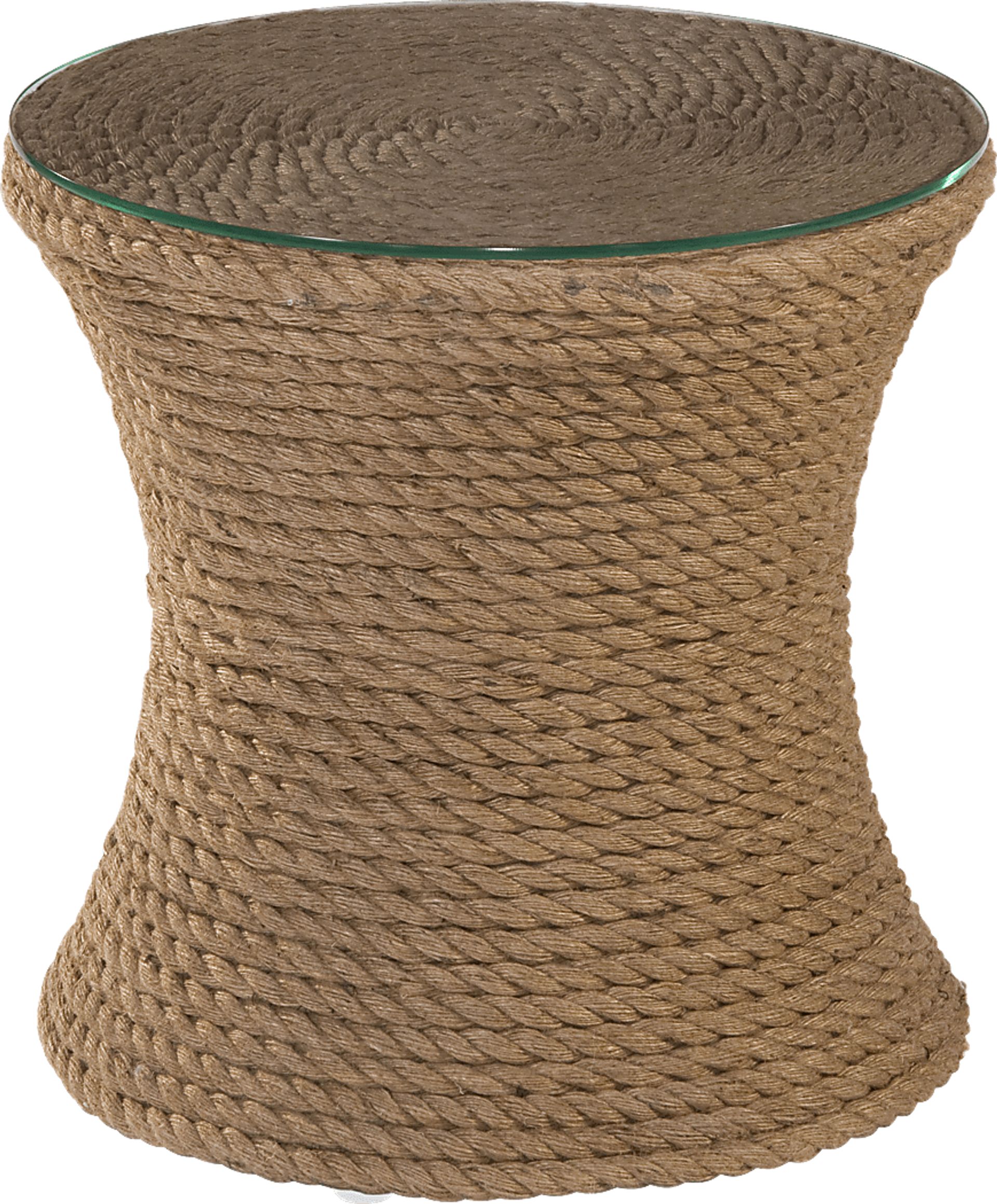 Nebrina Natural Side Table - Image 1