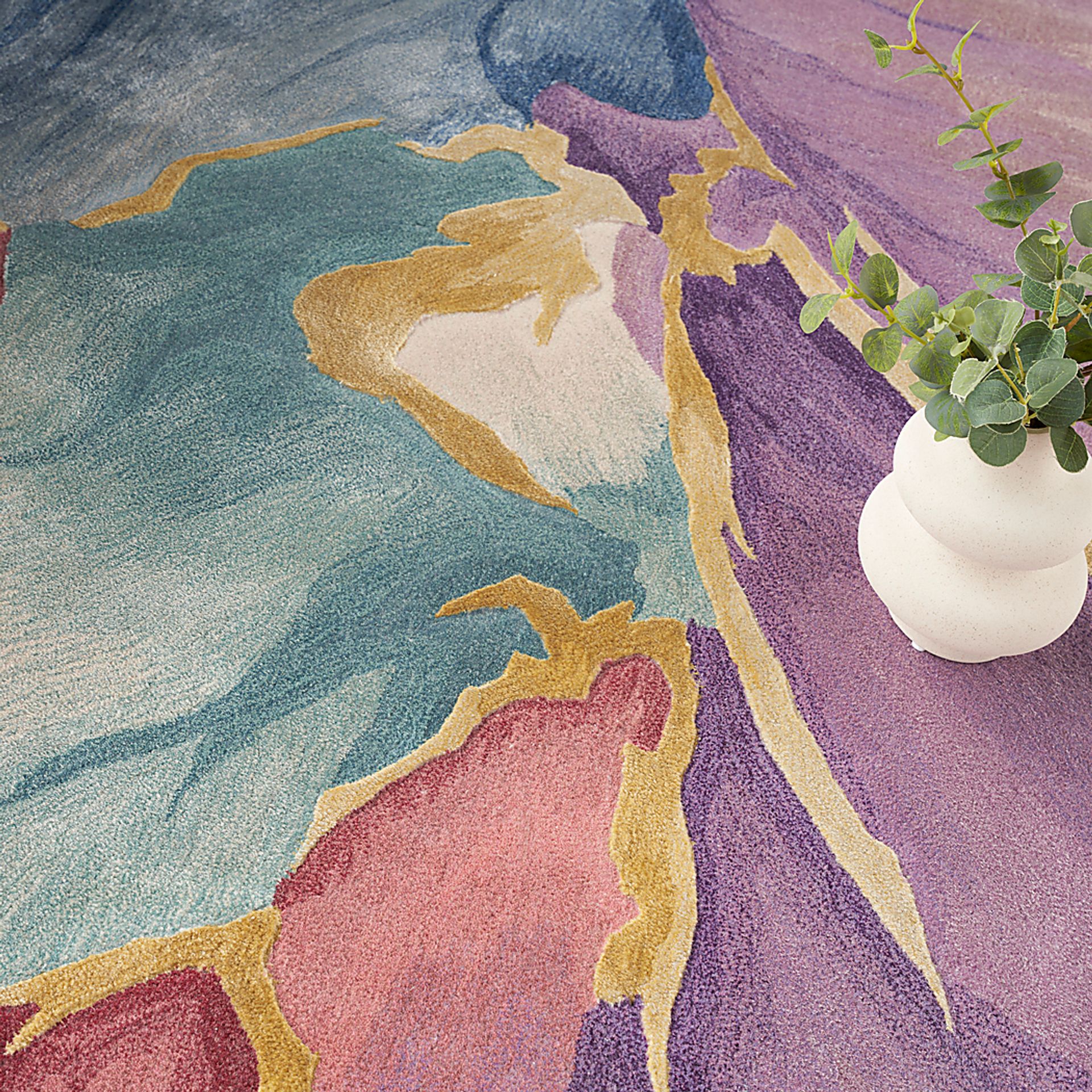 Nebula Ivory 5'6 x 7'5 Rug - Image 6