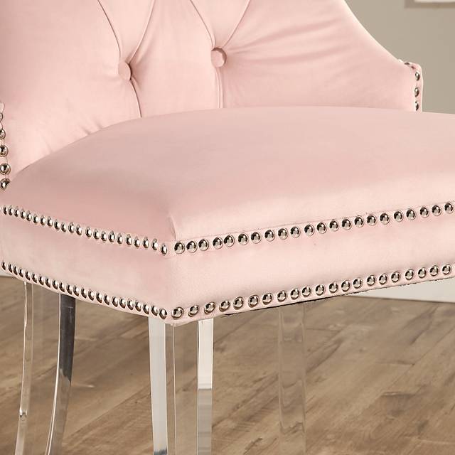 Necco Blush Side Chair - Thumbnail - Image 4