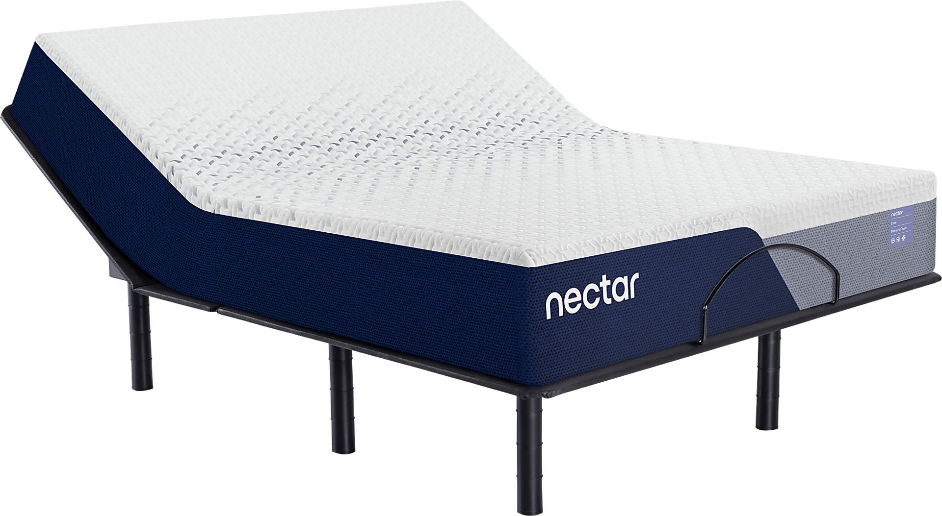 Nectar 5.1 Premier Queen Mattress with Head Up Only Base - Image 1