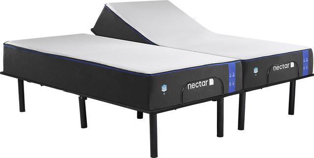 Nectar Classic 4.0 Split King Mattress with Head Up Only Base - Thumbnail - Image 1