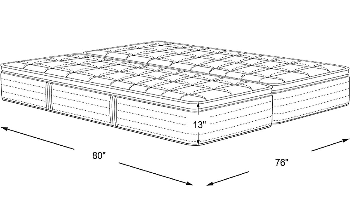 Nectar Premier Split King Mattress (2 TWXL) Rooms To Go