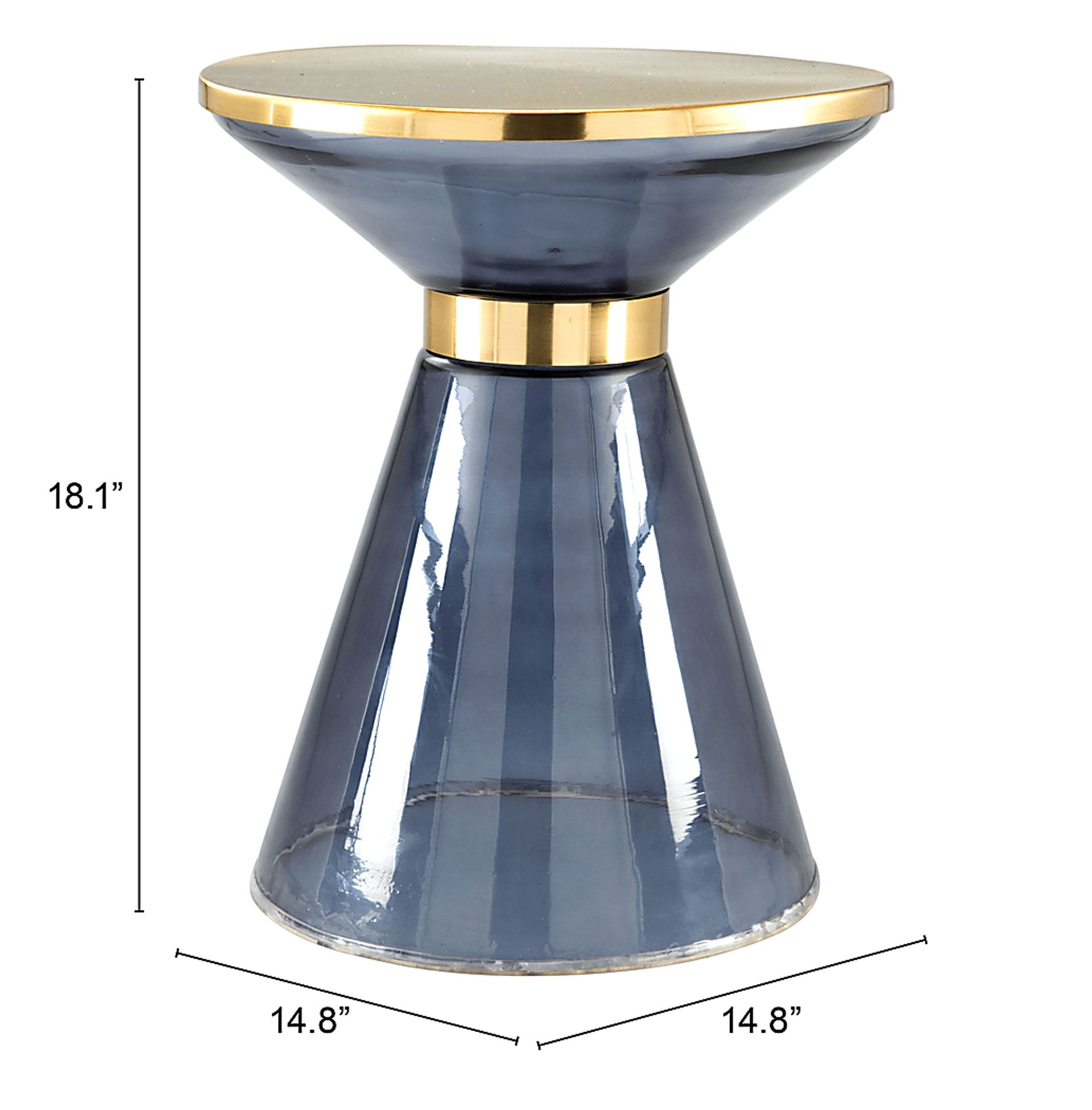 Nedes Blue Accent Table - Image 7