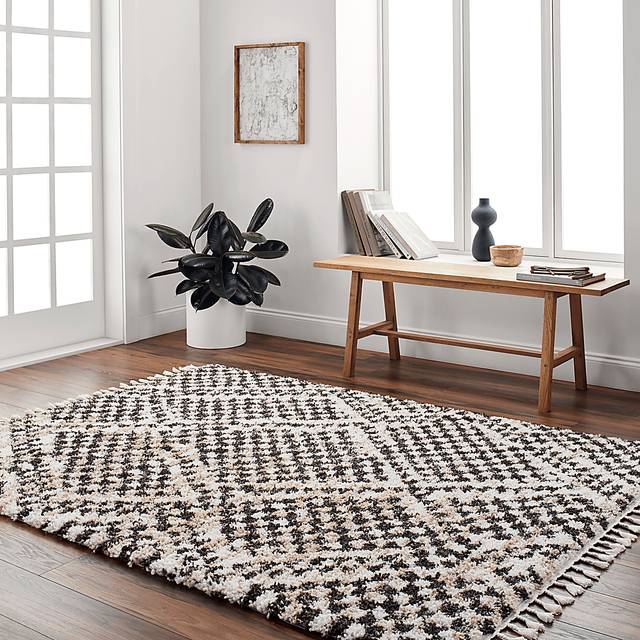 Neena Black 7'10 x 10' Area Rug - Thumbnail - Image 2