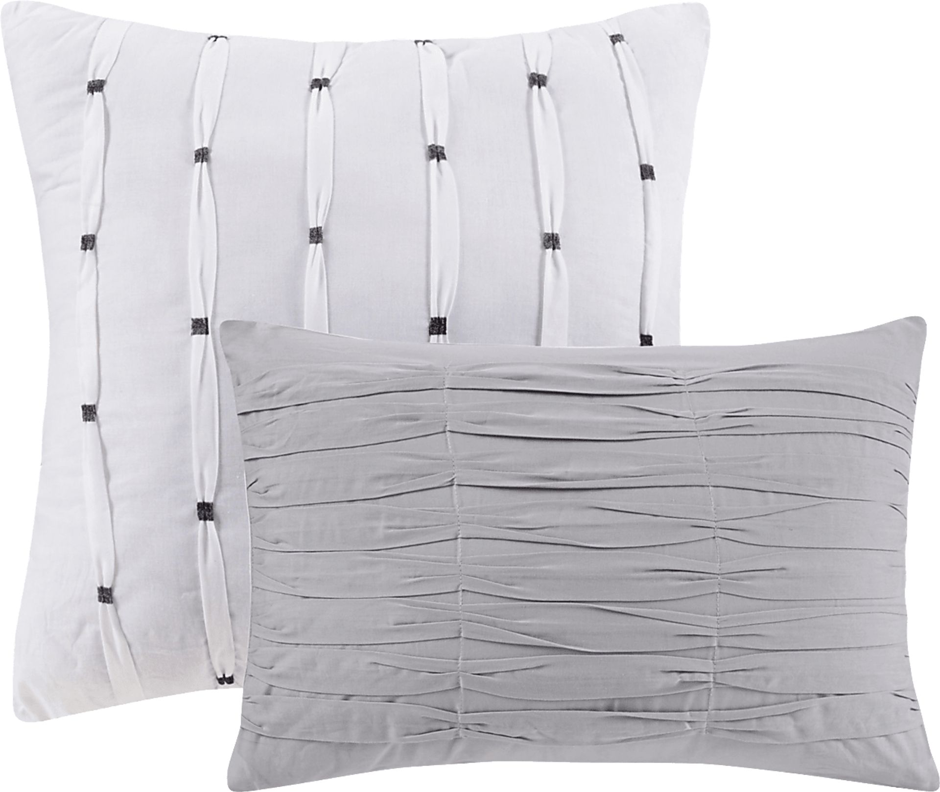 Neha Gray 5 Pc King Comforter Set - Image 9