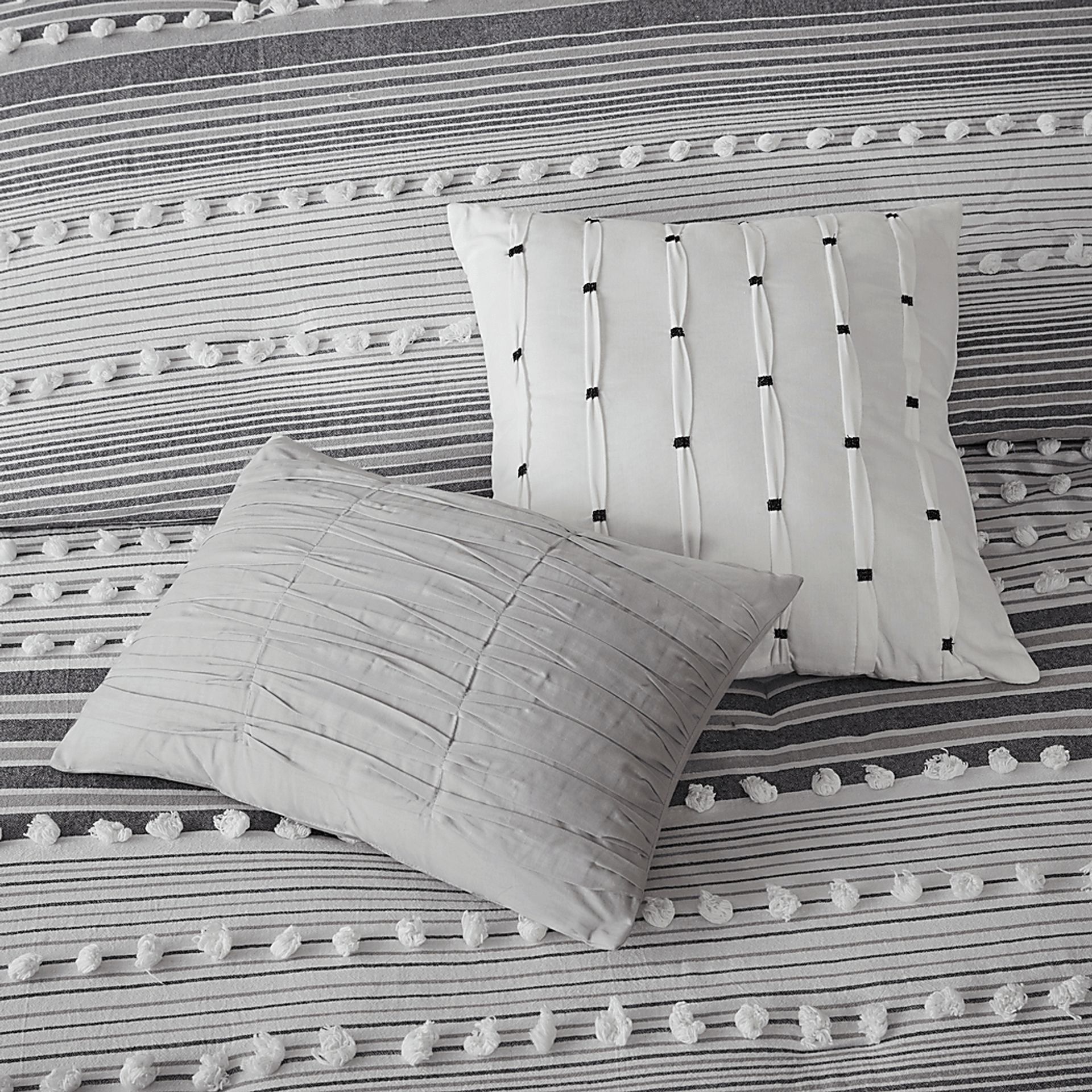 Neha Gray 5 Pc King Comforter Set - Image 10