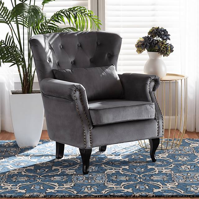 Nehalem Gray Accent Chair - Thumbnail - Image 2