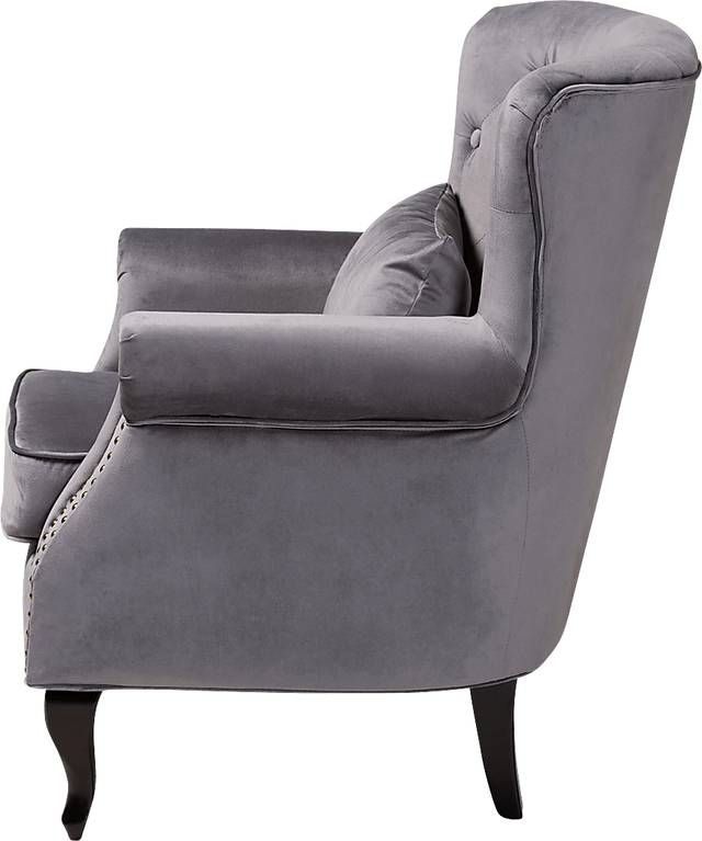 Nehalem Gray Accent Chair - Thumbnail - Image 4