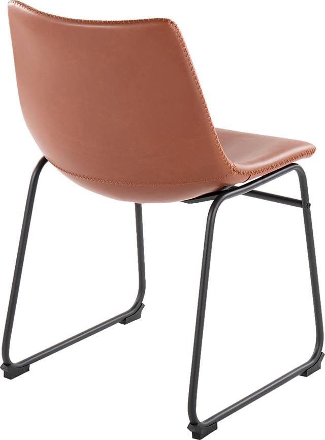 Nehru Cognac Dining Chair, Set of 2 - Thumbnail - Image 3