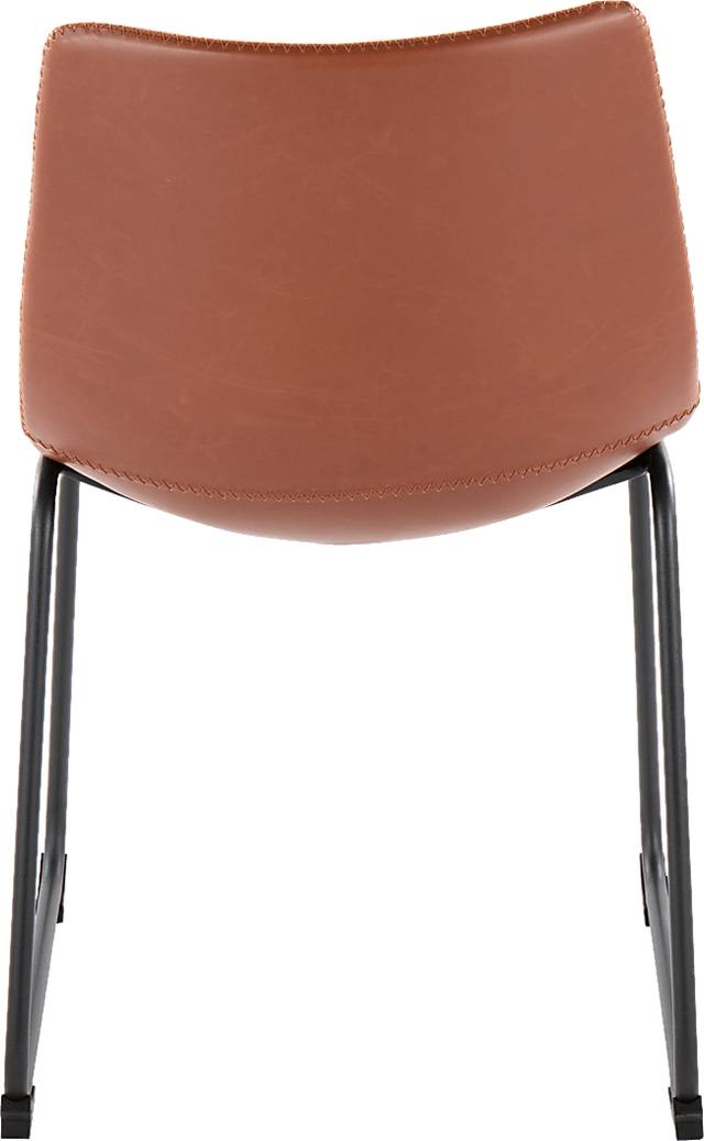 Nehru Cognac Dining Chair, Set of 2 - Thumbnail - Image 4