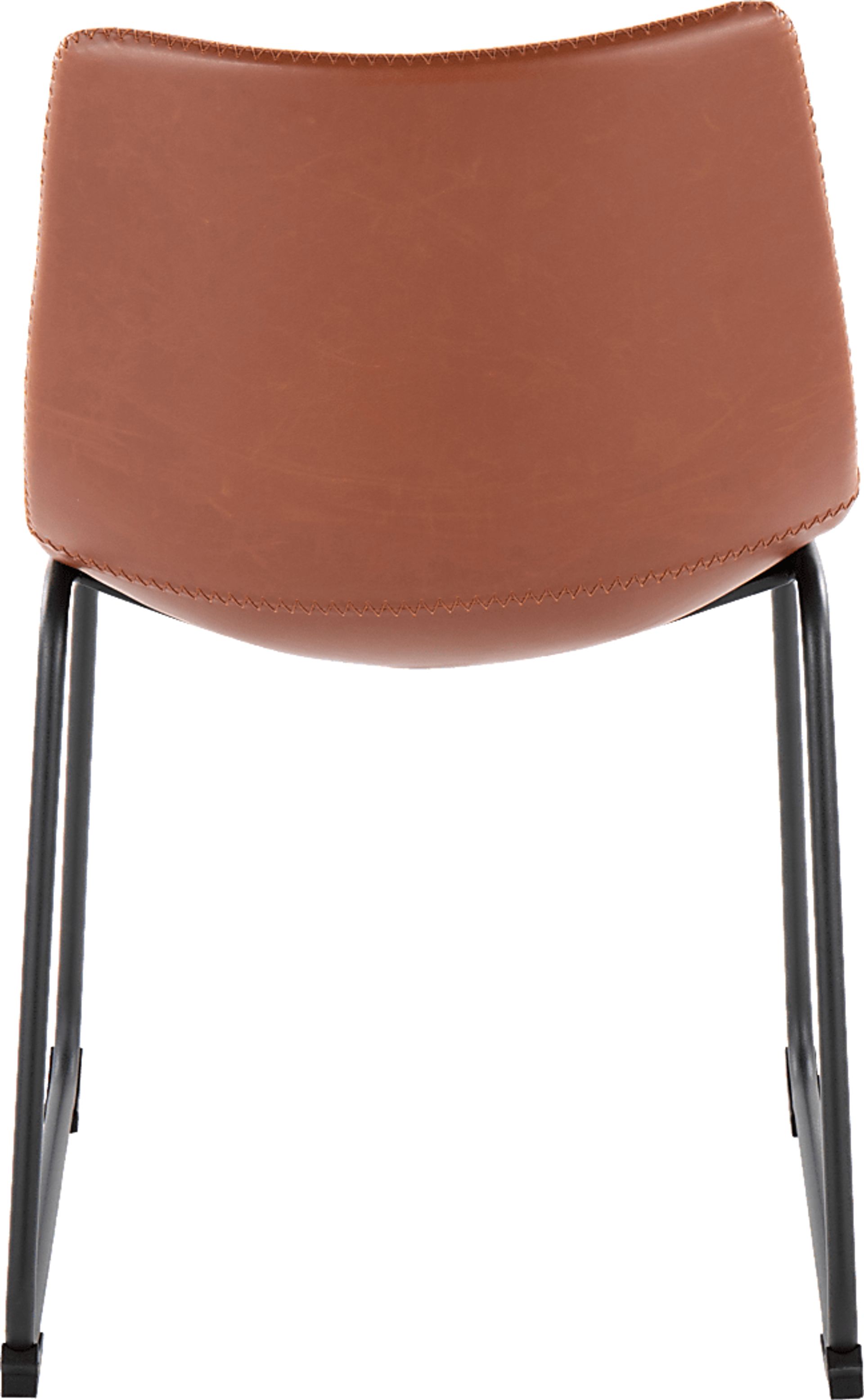 Nehru Cognac Dining Chair, Set of 2 - Image 4