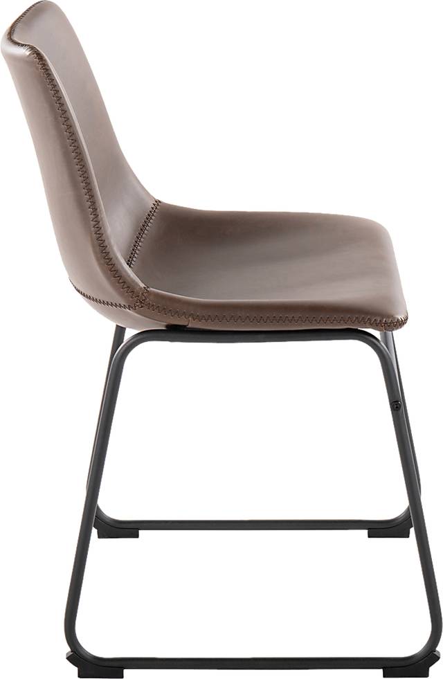 Nehru Espresso Dining Chair, Set of 2 - Thumbnail - Image 3